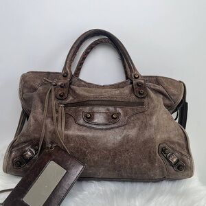 Authentic Balenciaga Classic City Bag – Brown / Chocolate